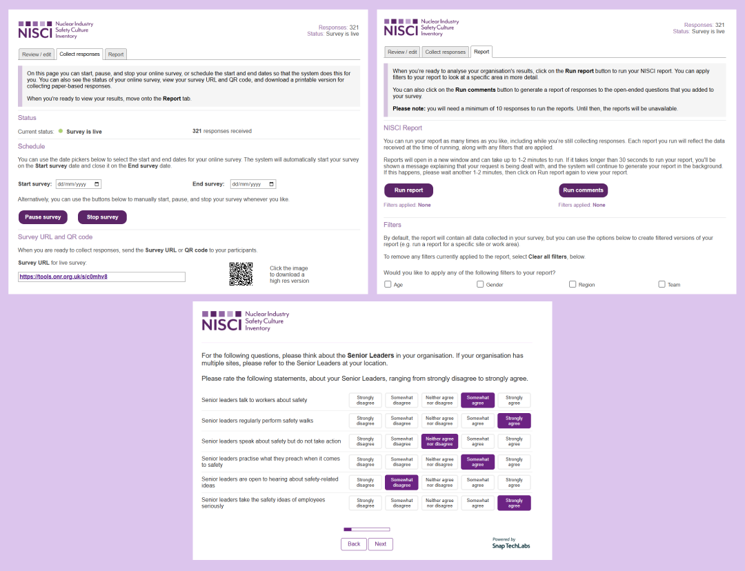 ONR NISCI Tool report